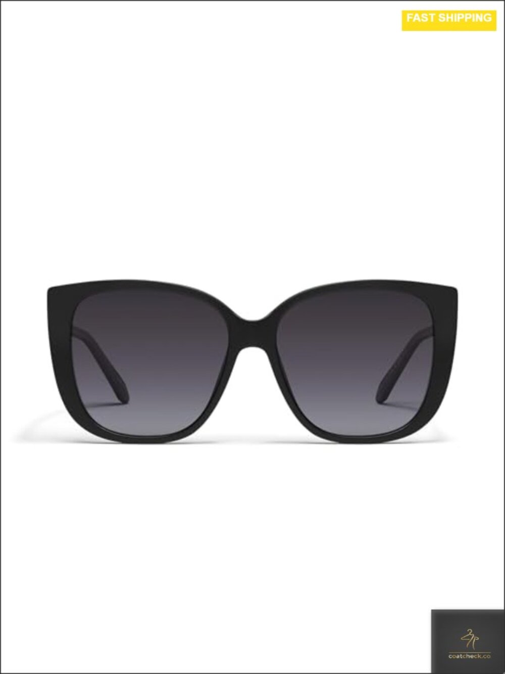 Oversized Cat Eye UV Sunglasses for Women with Case & Cloth
